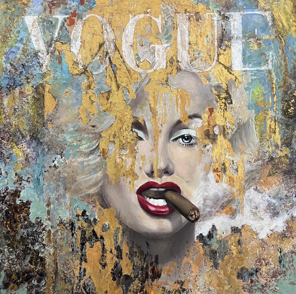 Sannib - 'Cigar Life' - Framed Original Art