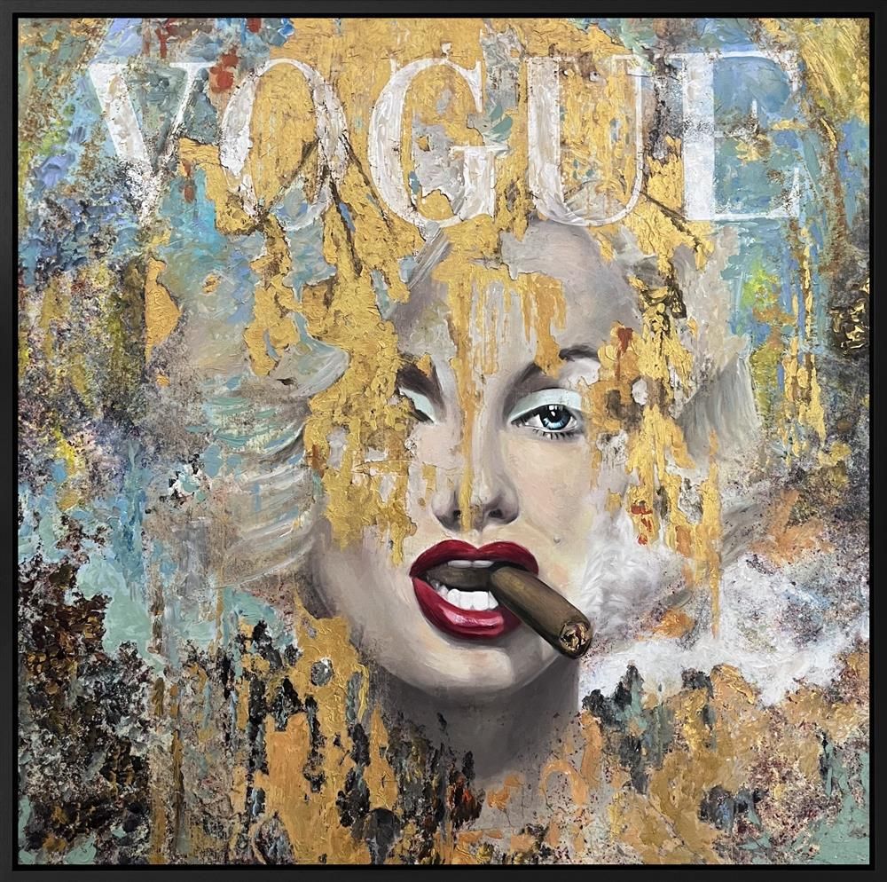 Sannib - 'Cigar Life' - Framed Original Art