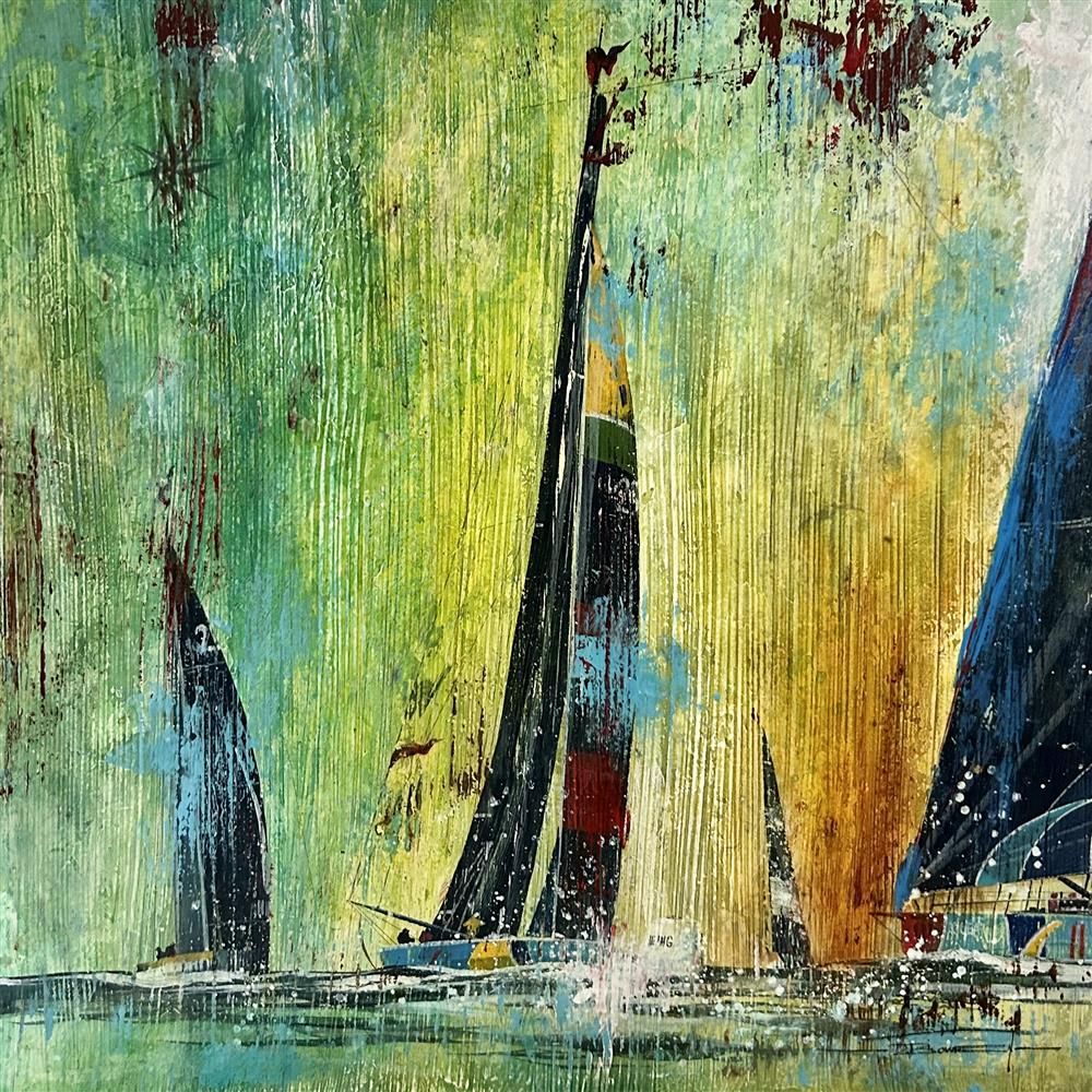 Dale Bowen - 'Reflections Of The Sea' - Framed Original Art