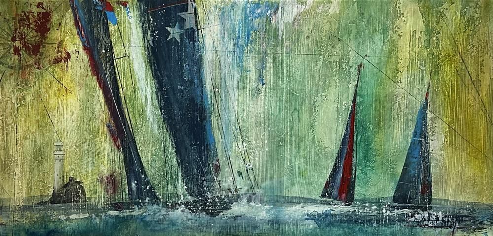 Dale Bowen - 'Into The Ocean' - Framed Original Art