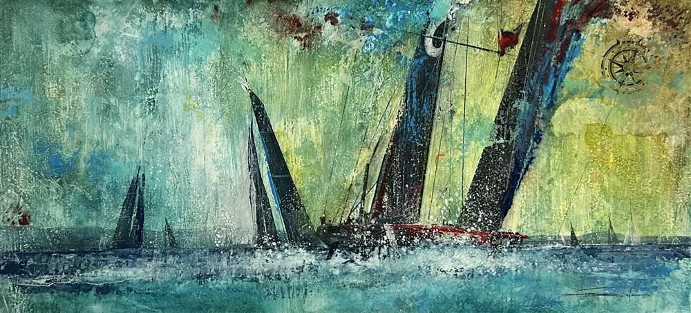 Dale Bowen - 'Tides Against Us' - Framed Original Art