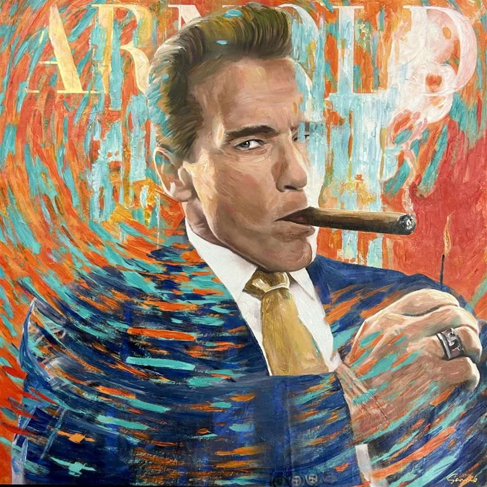 Sannib - 'Arnold' - Framed Original Art