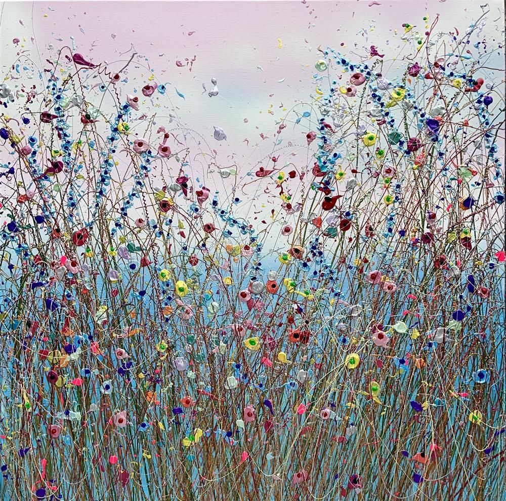 Lisa Pang - 'We Stayed There For Hours ' - Framed Original Artwork