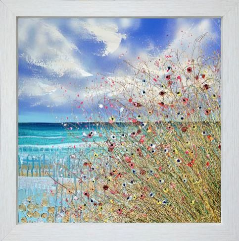 Lisa Pang - 'Turquoise Seas' - Framed Original Artwork
