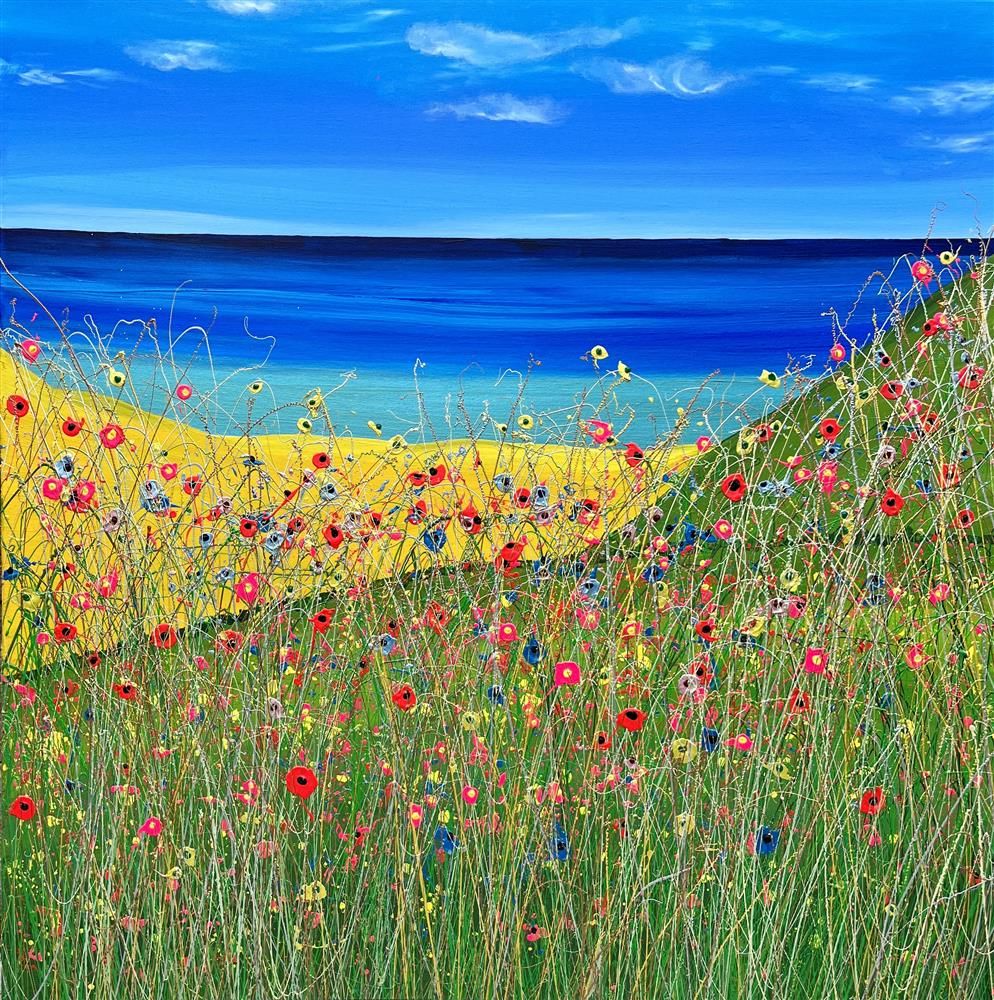 Lisa Pang - 'Walking To The Sea' - Framed Original Artwork