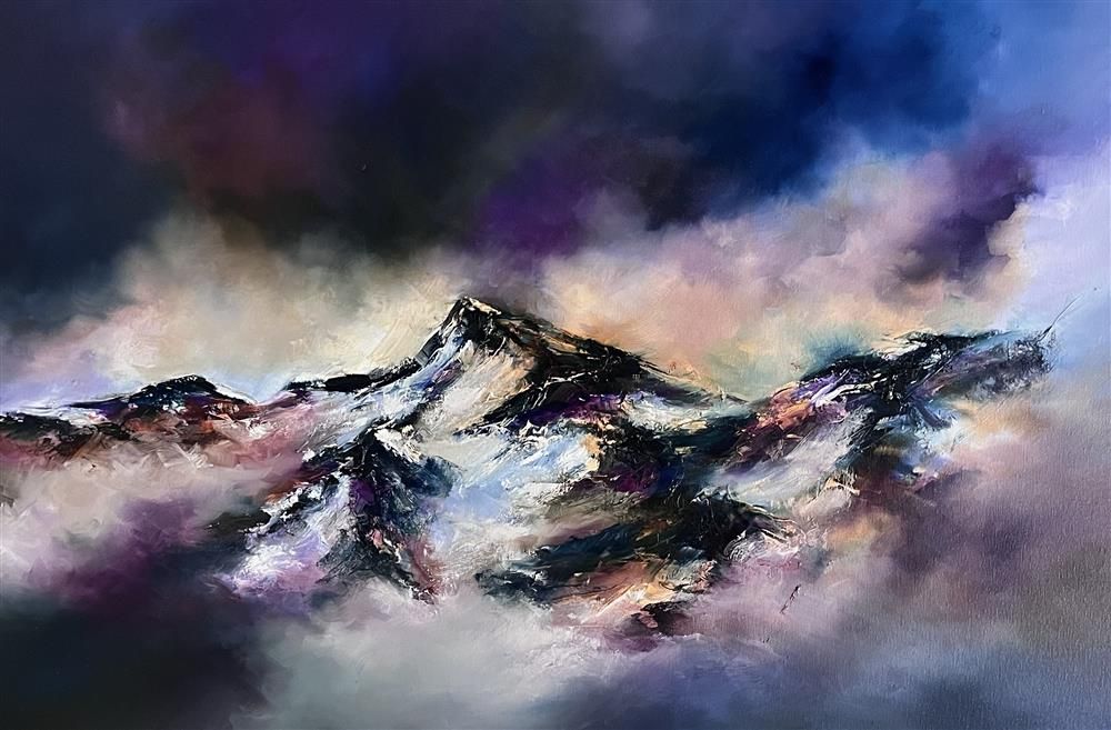 Alison Johnson - 'Within The Clouds' - Framed Original Artwork