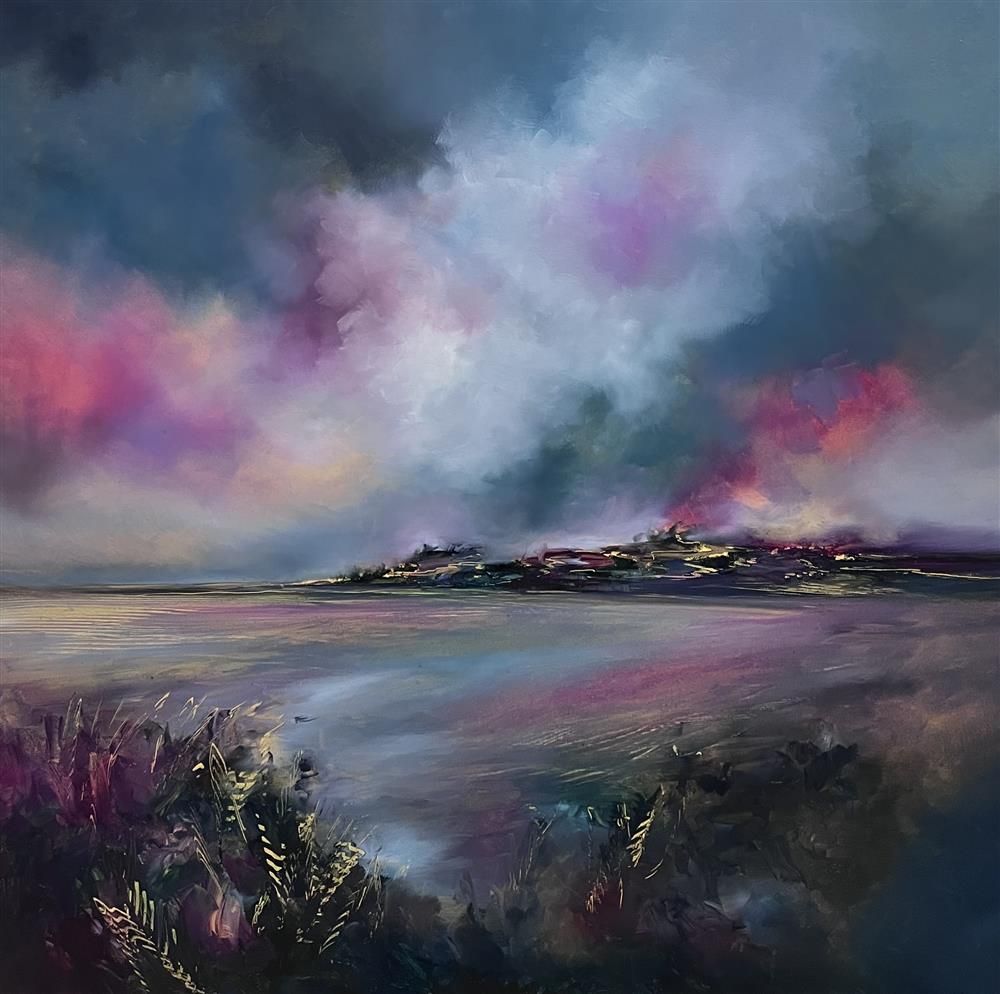 Alison Johnson - 'Distant Shores' - Framed Original Artwork