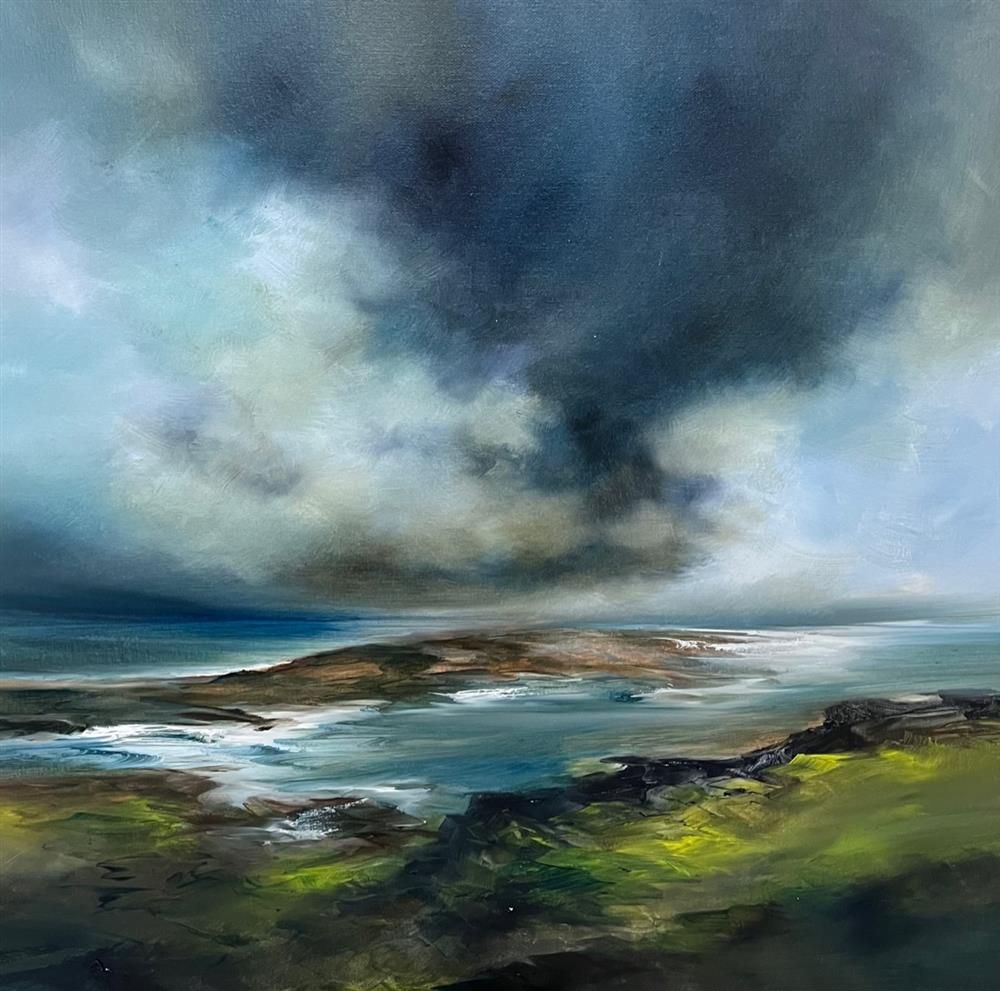 Alison Johnson - 'Overlooking The Bay' - Framed Original Artwork