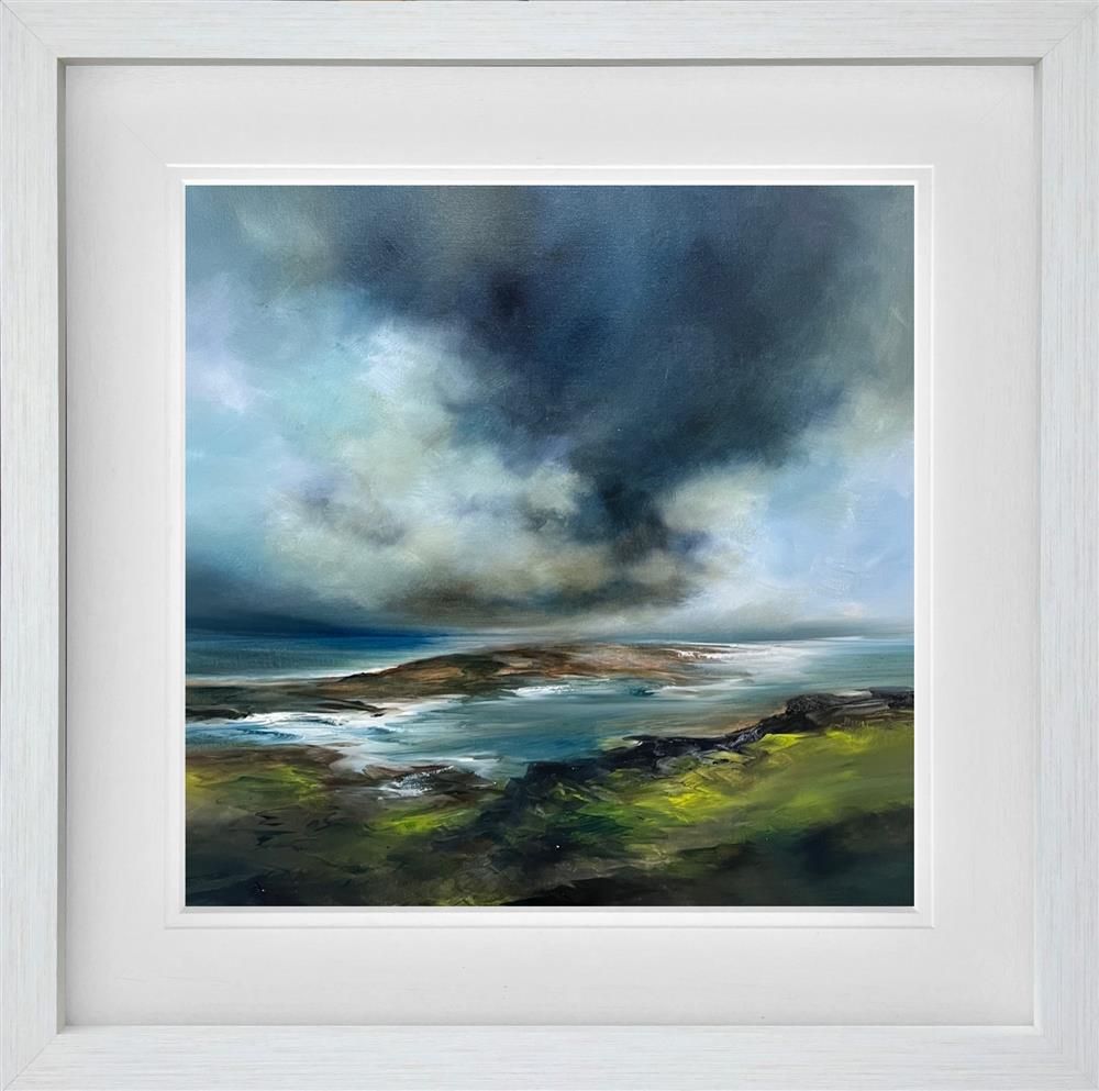 Alison Johnson - 'Overlooking The Bay' - Framed Original Artwork