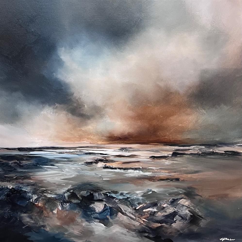 Alison Johnson - 'Infinite Twilight' - Framed Original Artwork