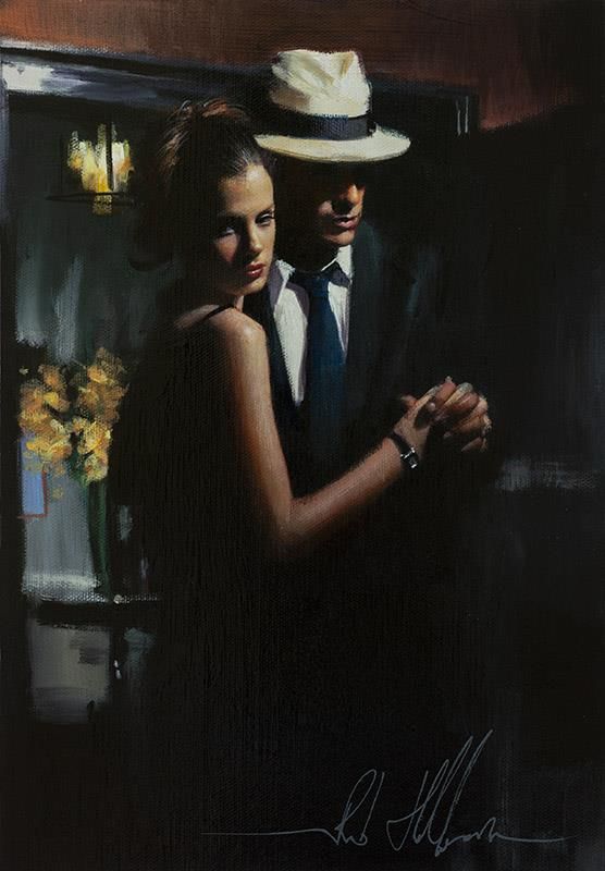 Rob Hefferan- 'Romantic Encounter' - Framed Original Artwork