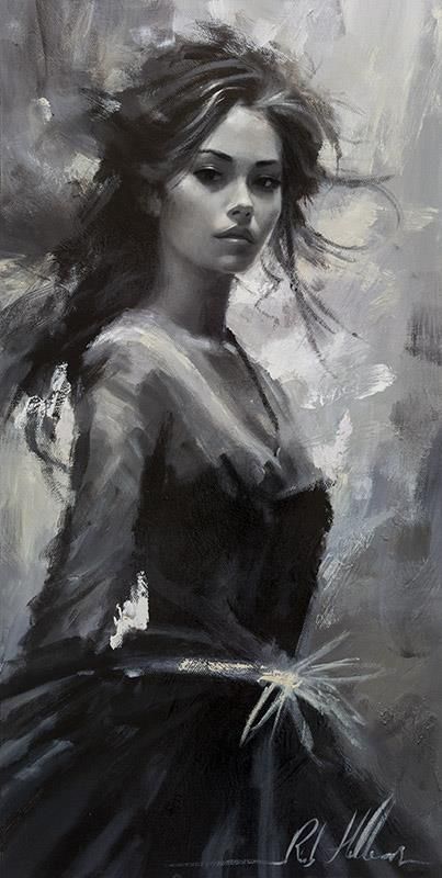 Rob Hefferan - 'Raven (Study)' - Framed Original Artwork