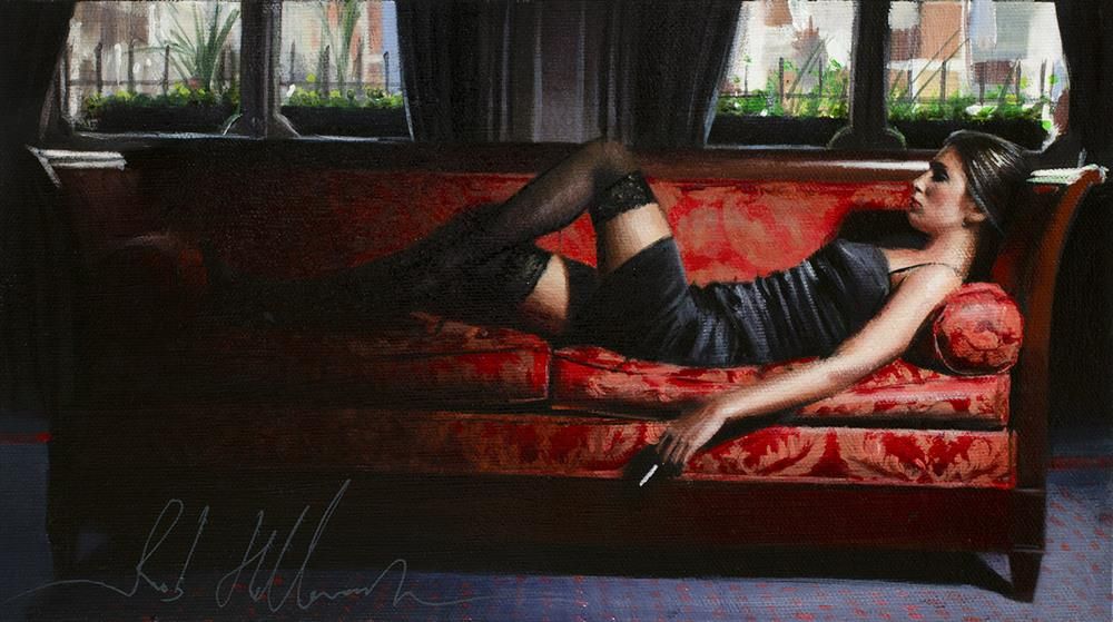 Rob Hefferan - 'Waiting For The Night' - Framed Original Artwork