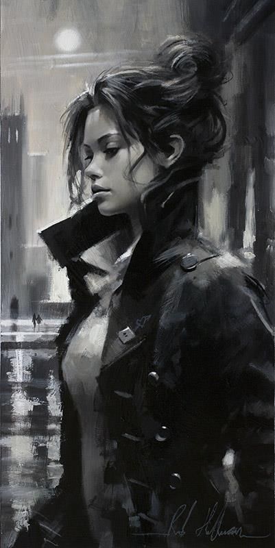 Rob Hefferan - 'City Of Angels' - Framed Original Artwork