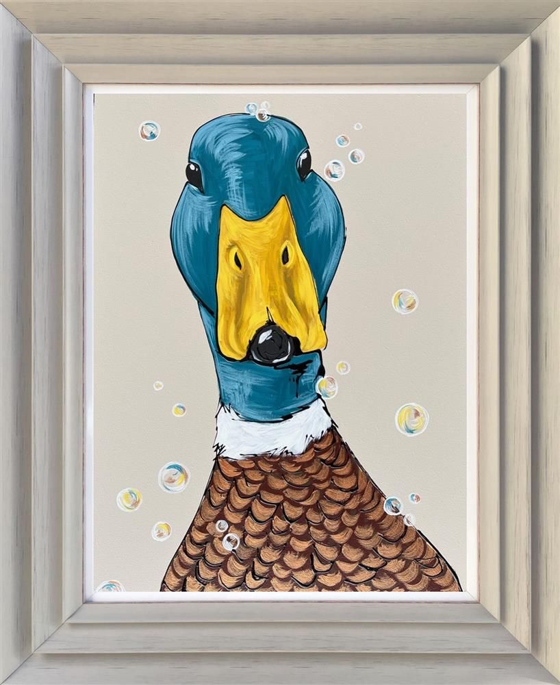 Amy Louise - 'Where's My Rubber Duck' - Framed Original Art