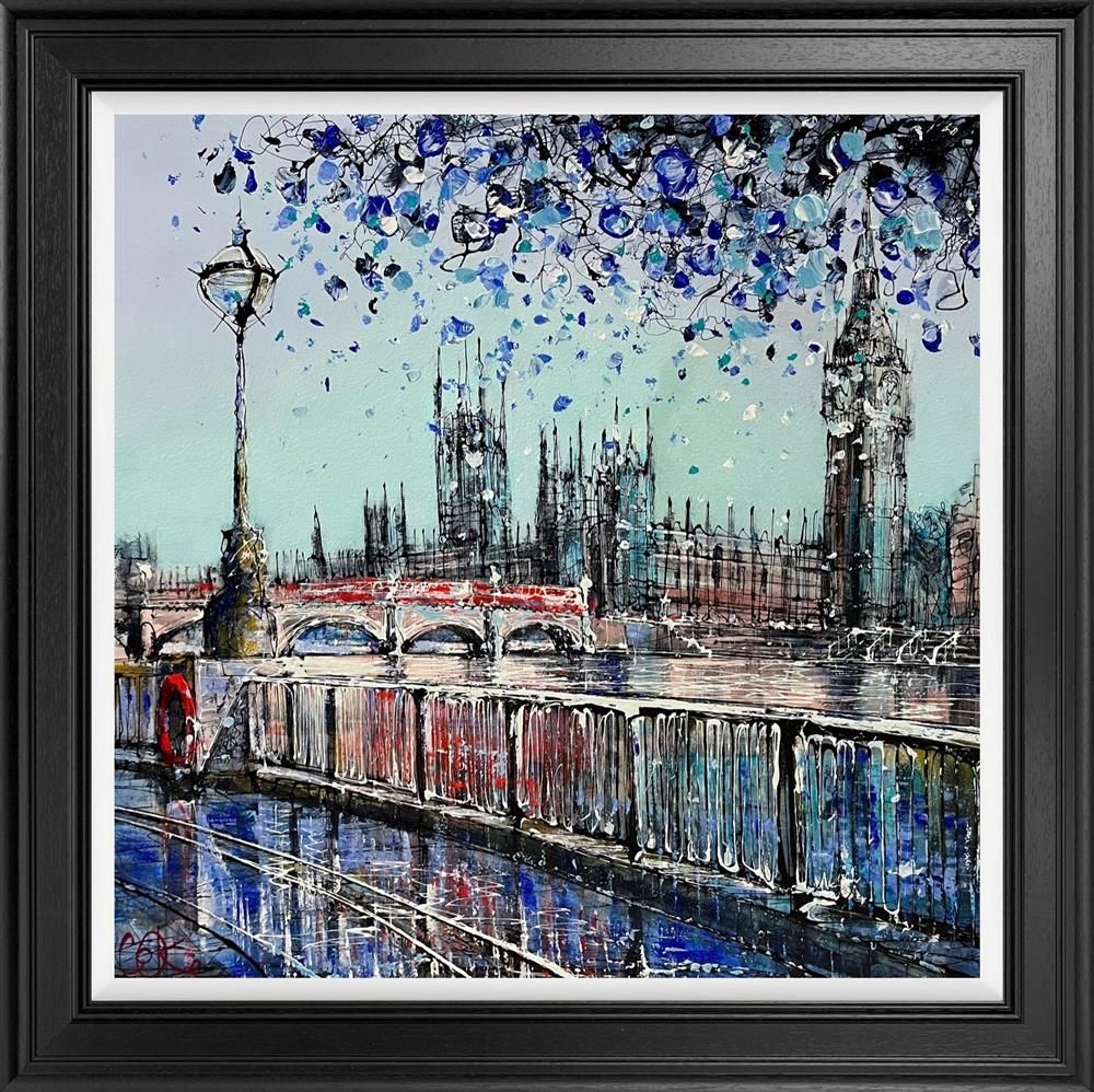 Nigel Cooke - 'Lamppost Lights'  - Framed Original Artwork