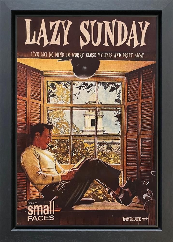 Linda Charles - 'Lazy Sunday' - Framed Original Artwork