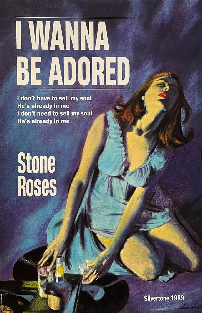 Linda Charles - 'I Wanna Be Adored' - Framed Original Artwork