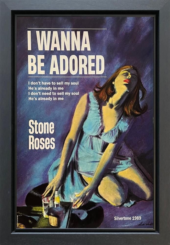 Linda Charles - 'I Wanna Be Adored' - Framed Original Artwork