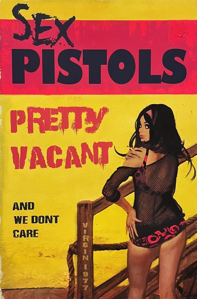 Linda Charles - 'Pretty Vacant' - Framed Original Artwork