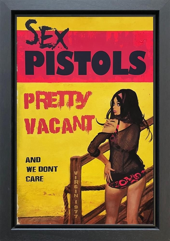 Linda Charles - 'Pretty Vacant' - Framed Original Artwork