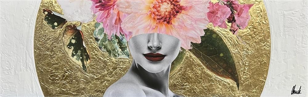 Chuck - 'Touch Of Pink' - Framed Original Art