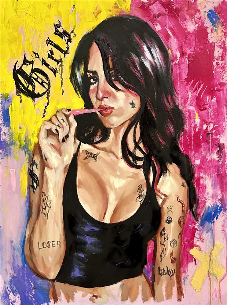 Joss Clapson - 'Lover Or Loser' - Framed Original Art