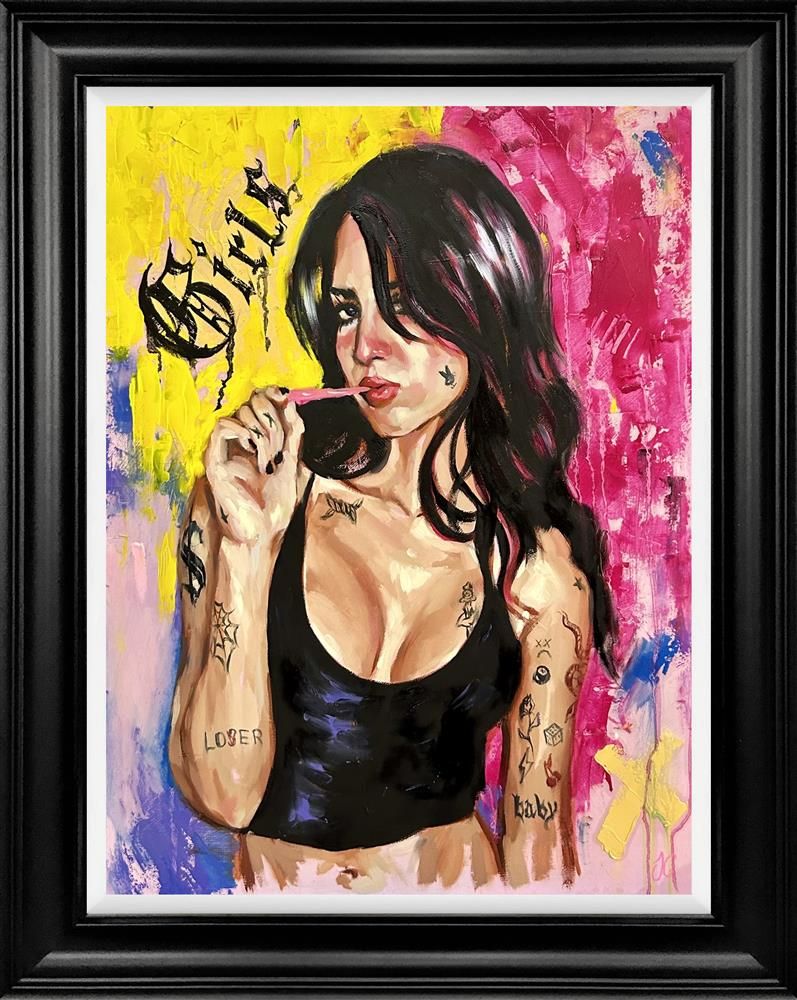 Joss Clapson - 'Lover Or Loser' - Framed Original Art