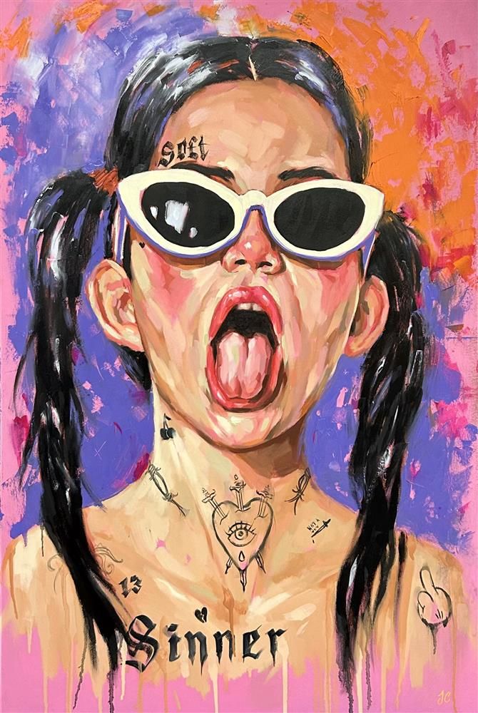 Joss Clapson - 'Sinner' - Framed Original Art