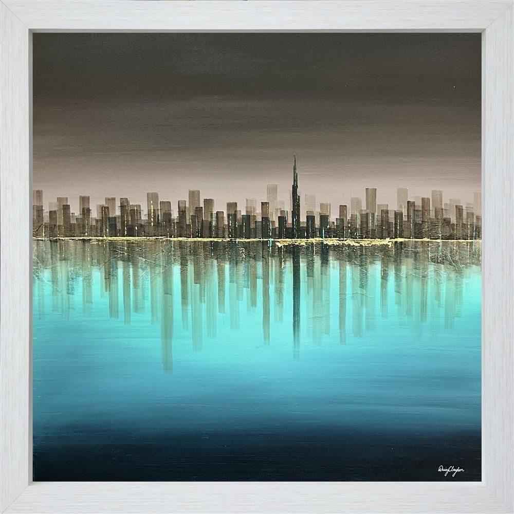 Daisy Clayton -  'Dubai Shines Bright' - Framed Original Artwork