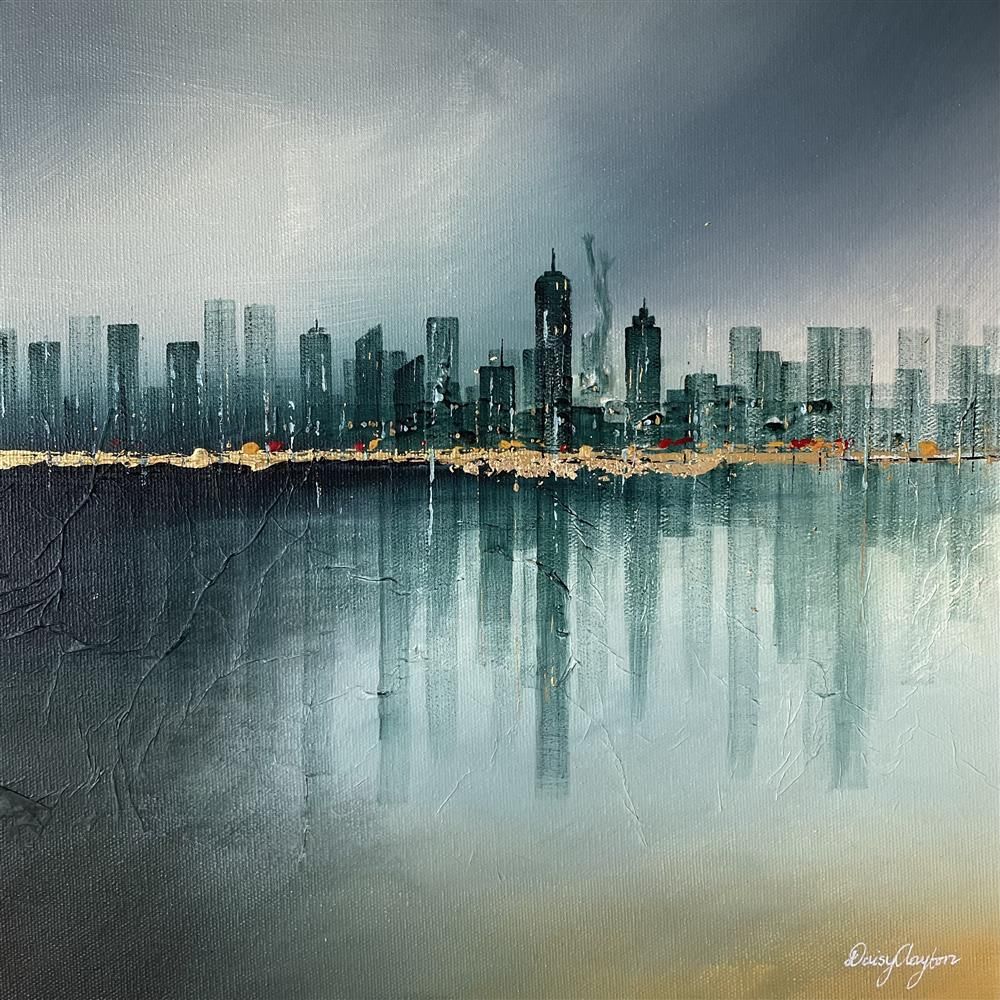 Daisy Clayton -  'New York Glow' - Framed Original Artwork