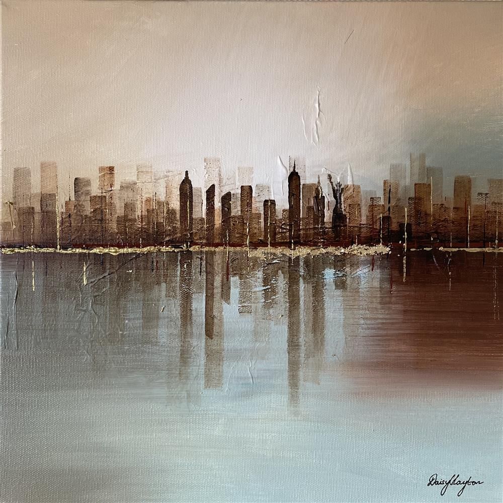 Daisy Clayton -  'Manhattan Haze' - Framed Original Artwork