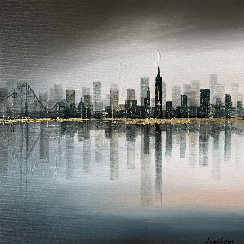 Daisy Clayton -  'San Fran Harmony' - Framed Original Artwork