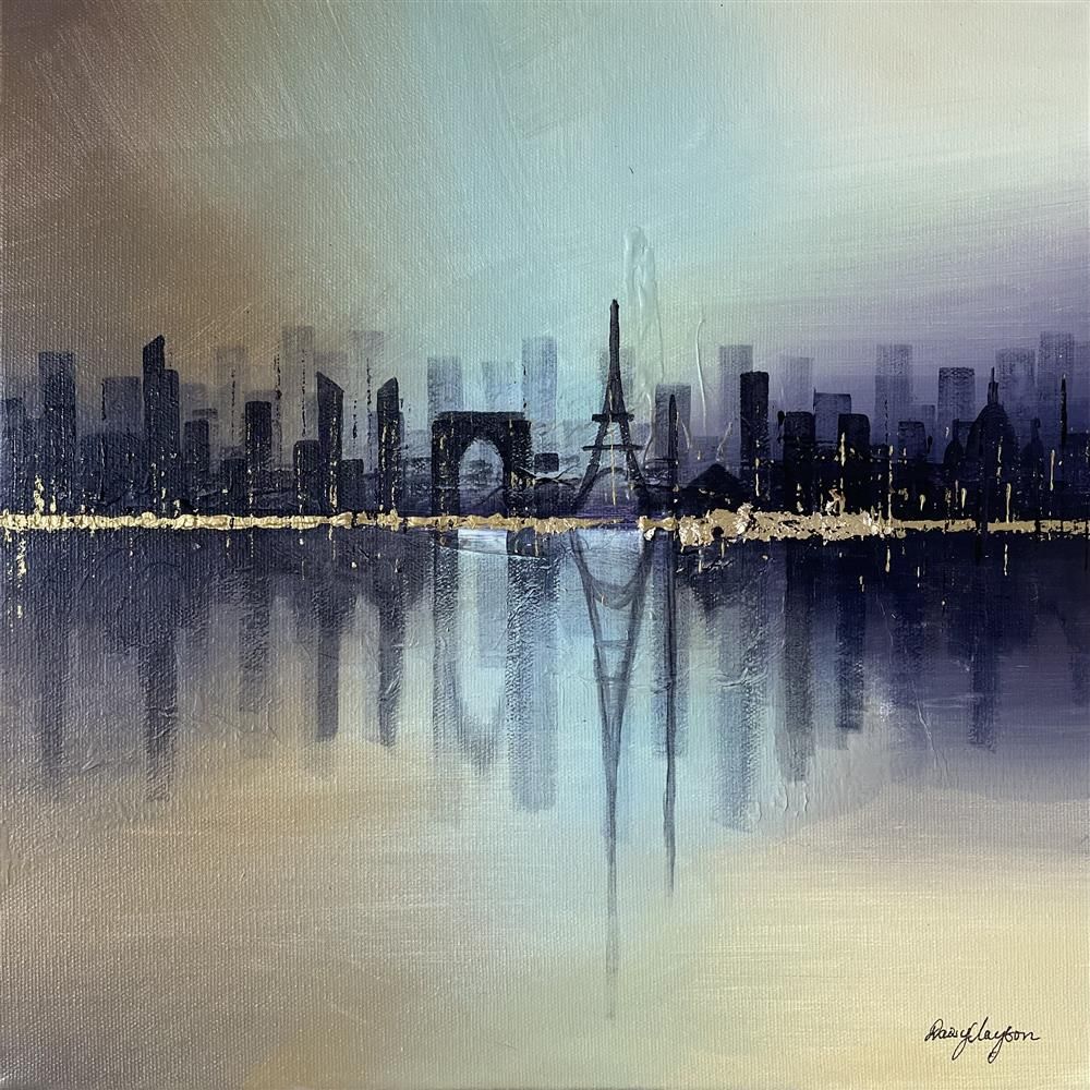 Daisy Clayton -  'Paris Nights And Lights' - Framed Original Artwork