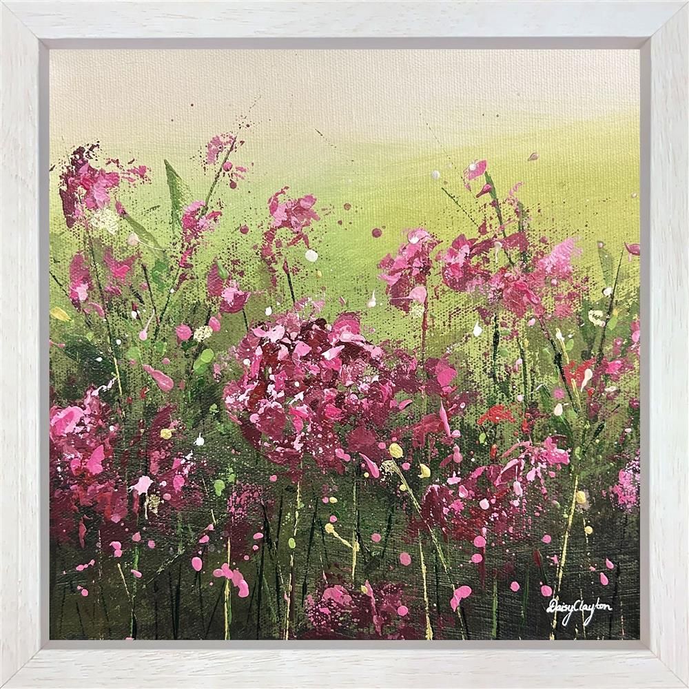 Daisy Clayton -  'Botanical Serenity' - Framed Original Artwork