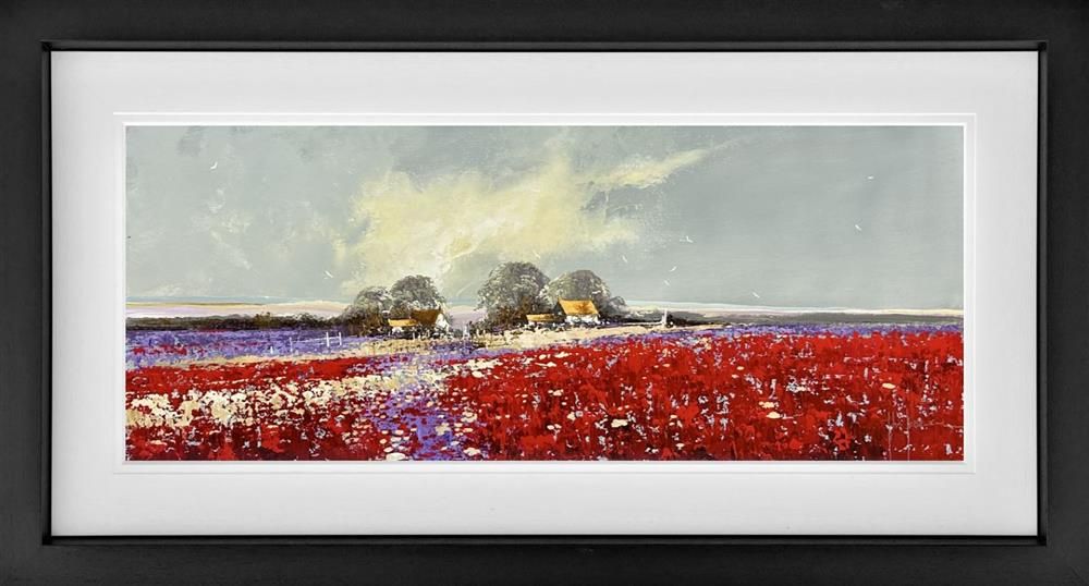 John Horsewell - 'Beyond Crimson Pastures' - Framed Original Artwork