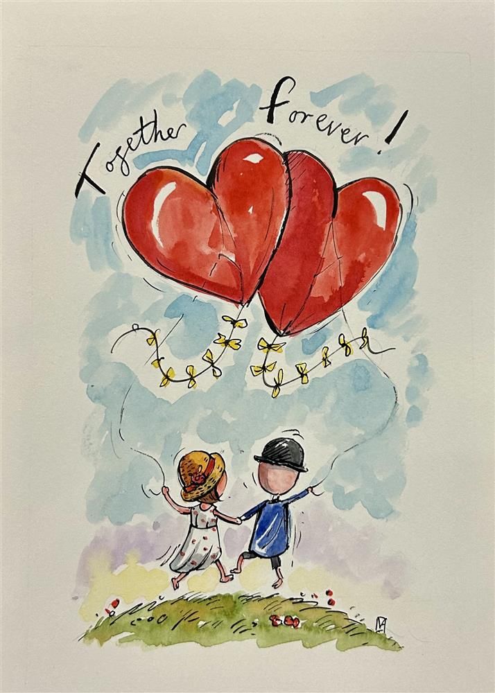 Michael Abrams - 'Together with Love' - Framed Original Art