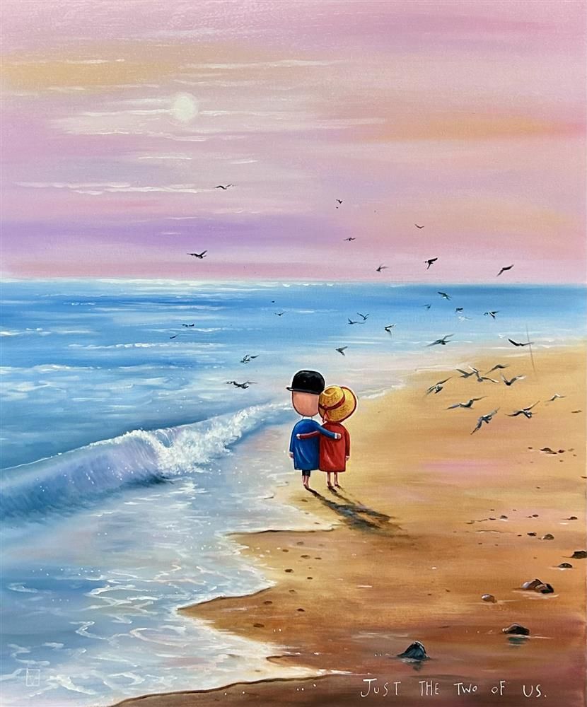 Michael Abrams - 'Just The Two Of Us' - Framed Original Art