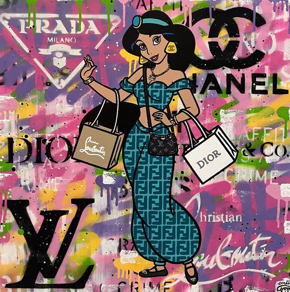 Emily Crook - 'Dressed To Impress' - Framed Original Art