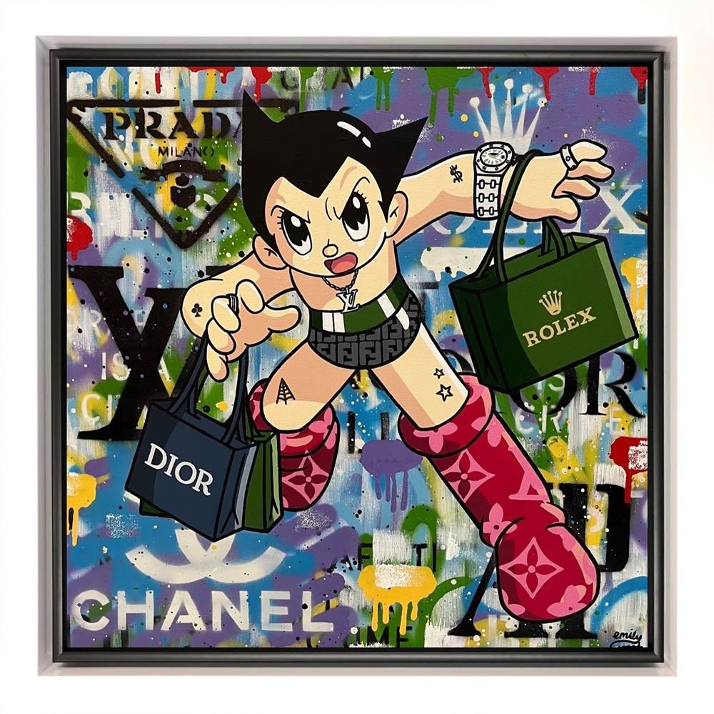 Emily Crook - 'Astro Designer' - Framed Original Art