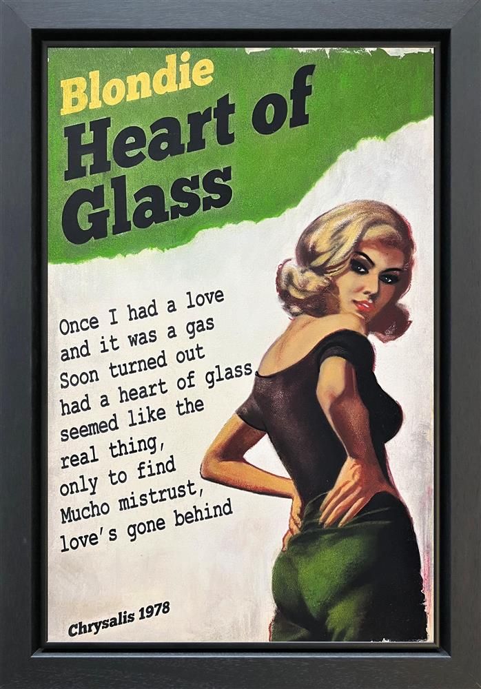 Linda Charles - 'Heart Of Glass' - Framed Original Artwork