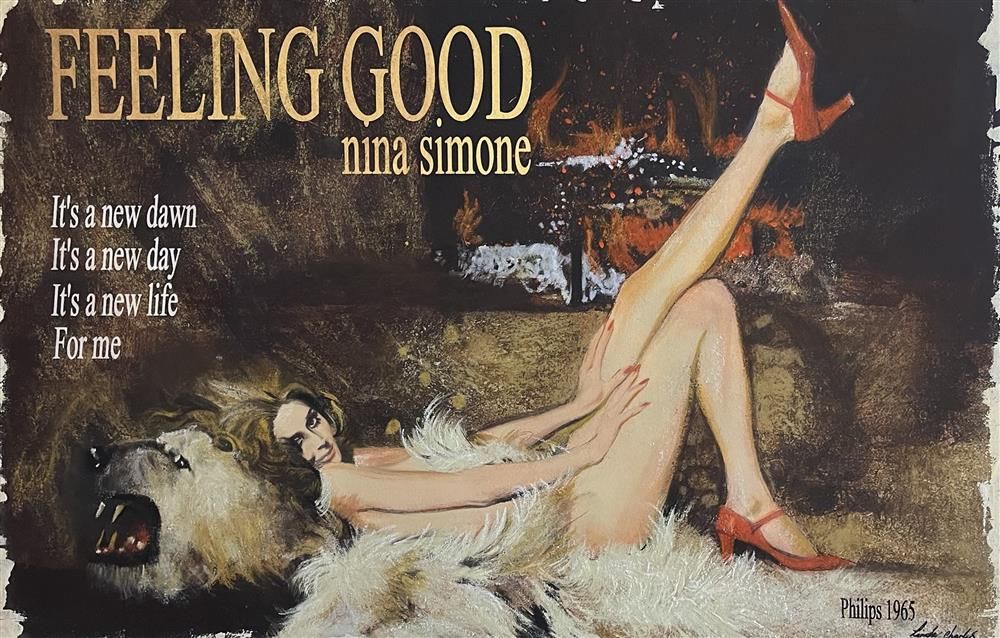 Linda Charles - 'Feeling Good' - Framed Original Artwork