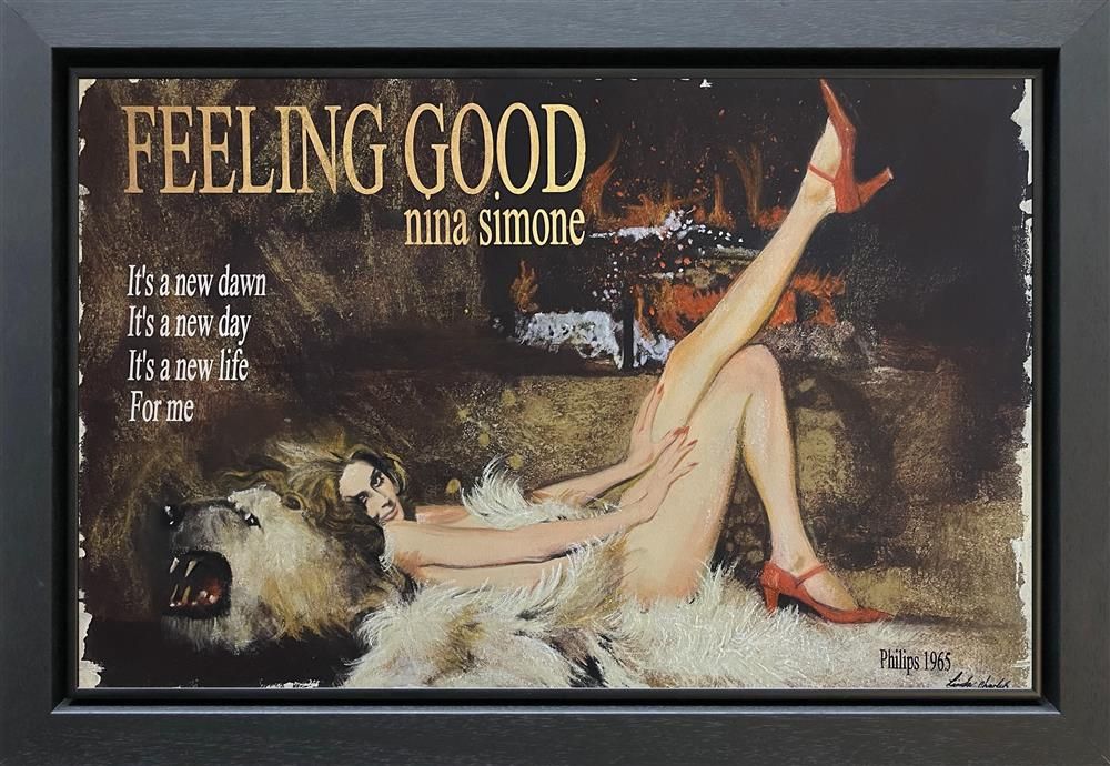 Linda Charles - 'Feeling Good' - Framed Original Artwork
