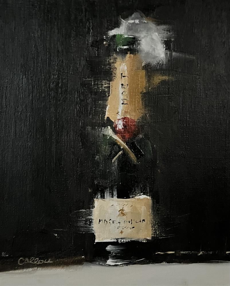 Neil Carroll -  'Moet' - Framed Original Painting