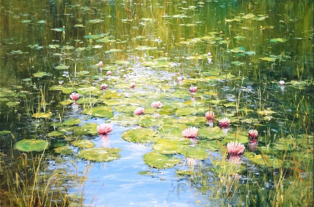 Mariusz Kaldowski - 'The Pond Matinee' - Framed Original Art