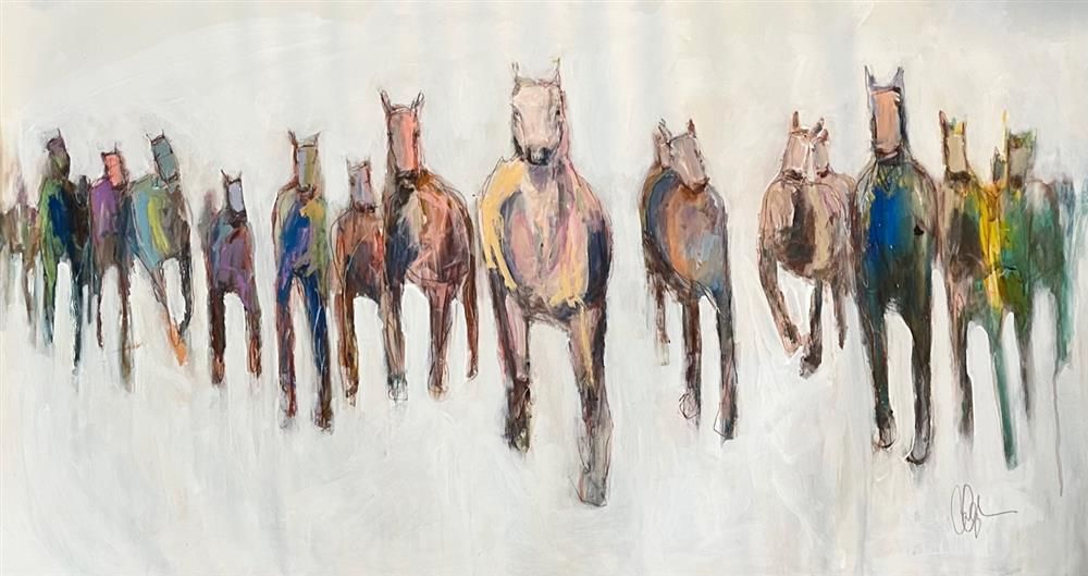 Carrie Clayden - 'Untamed' - Framed Original Artwork