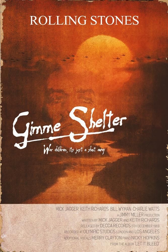 Linda Charles - 'Gimme Shelter - ReMovied' - Framed Original Artwork