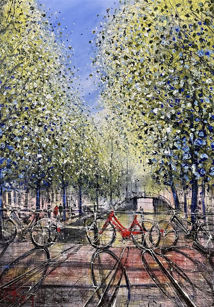 Nigel Cooke - 'Canals Of Amsterdam - Canvas Deluxe' Original Artwork