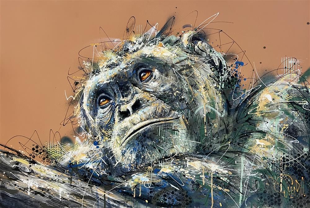 Joe Galindo - 'Feeling Primitive' - Framed Original Art