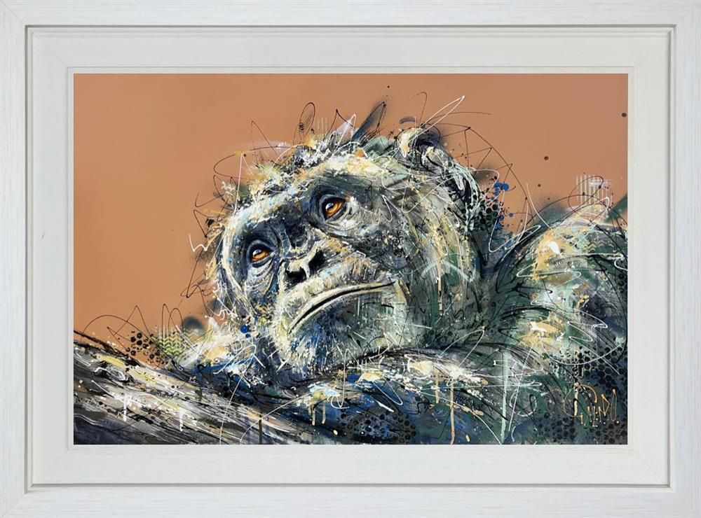 Joe Galindo - 'Feeling Primitive' - Framed Original Art